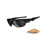 Fast Jacket™ Sunglass - Polished Black/ Black Iridium Polarized