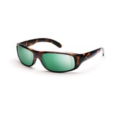 Riverside Sunglass - Tortoise/ Green Mirror Polarized