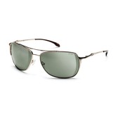 Rosewood Sunglass - Gold/ Grey Polarized Green