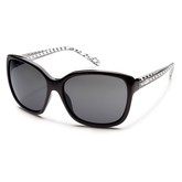 Cayenne Sunglass - Black Deco/ Grey Polarized