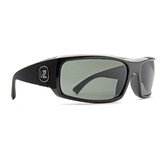Kickstand Sunglass - Black Gloss/ Grey Polycarbonate Polarized