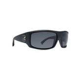Clutch Sunglass - Black Satin/ Grey Poly Polarizied
