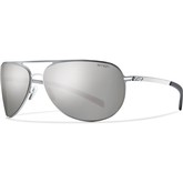 Showdown Sunglass - Matte Silver/ Platinum Polarized