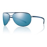 Showdown Sunglass - Matte Blue/ Blue Mirror Polarized