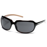 Poppy Sunglass - Black Backpaint/ Grey Polarized