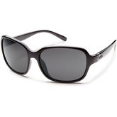 Sequin Sunglass - Black/ Grey Polarized