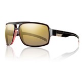 Swindler Sunglass - Black Red/ Gold Gradient Mirror Polarized