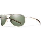 Serpico Slim Sunglass - Gold/ Grey Green Polarized
