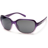 Sequin Sunglass - Purple Fade/ Grey Polarized