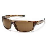 Voucher Sunglass - Brown Stripe/ Brown Polarized