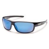 Voucher Sunglass - Black/ Blue Mirror Polarized
