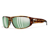 Tenet Sunglass - Brown Stripe/ Green Mirror Polarized