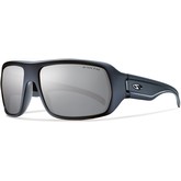 Vanguard Sunglass - Matte Black/ Platinum Polarized