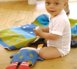 Reversible Fleece Blanket - click to enlarge Reversible Fleece Blanket