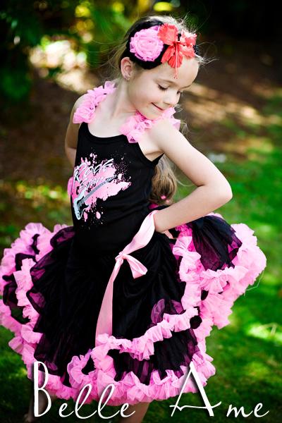 Pettiskirt (Black/Pink)