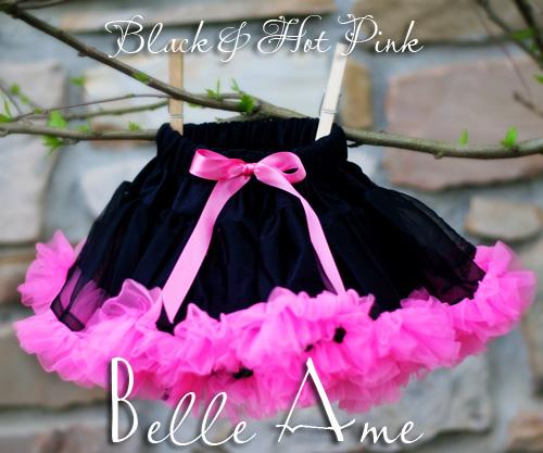 Newborn Pettiskirt (Black/Pink) - click to enlarge Newborn Pettiskirt (Black/Pink)
