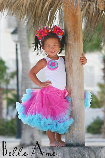 Pettiskirt (Lipstick Pink/Turq) - click to enlarge Pettiskirt (Lipstick Pink/Turq)