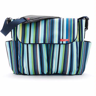 Dash Diaper Bag/Ocean Stripe - click to enlarge Dash Diaper Bag/Ocean Stripe