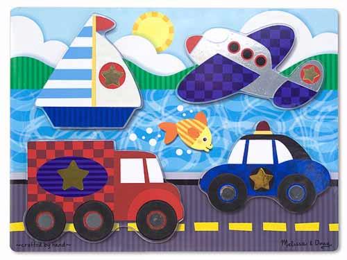 Touch and Feel Puzzle/Vehicles - click to enlarge Touch and Feel Puzzle/Vehicles