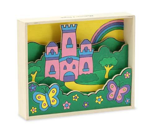 Princess Castle - Paint by Numbers - click to enlarge Princess Castle - Paint by Numbers