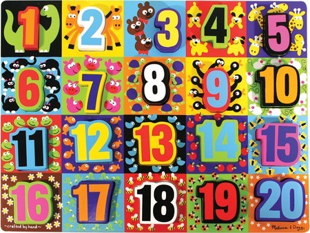 Jumbo Numbers Chunky Puzzle
