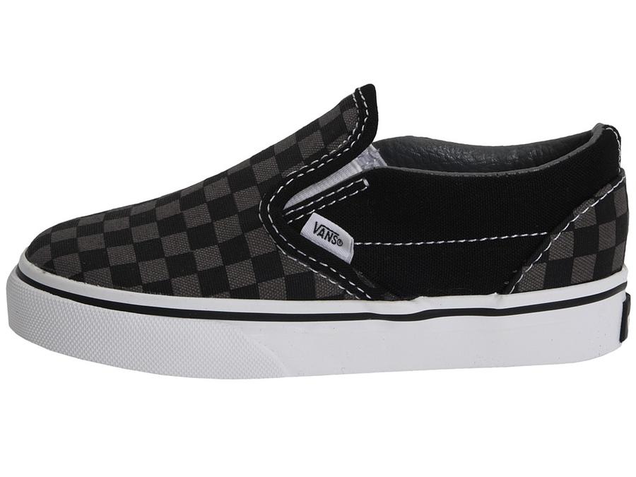 Classic Slip-On Checkerboard-Black/Pewter