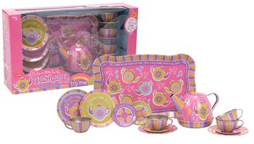 Musical Tin Tea Set