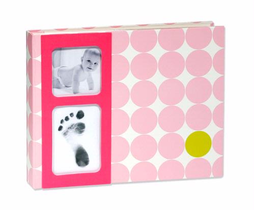 Pink Dots Babybook - click to enlarge Pink Dots Babybook