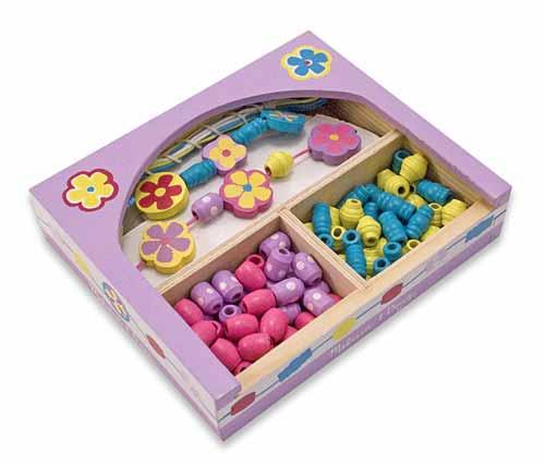 Flower Power Wooden Bead Set - click to enlarge Flower Power Wooden Bead Set