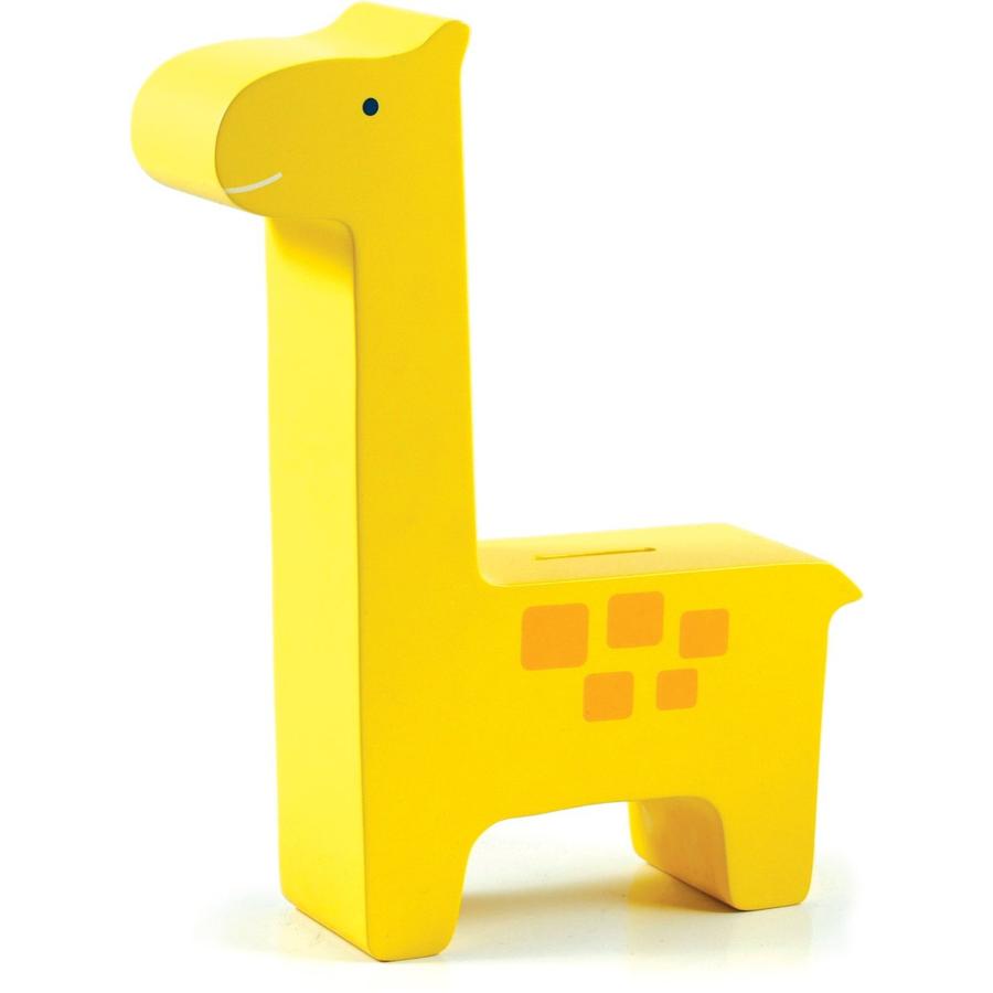 Wooden Giraffe Bank