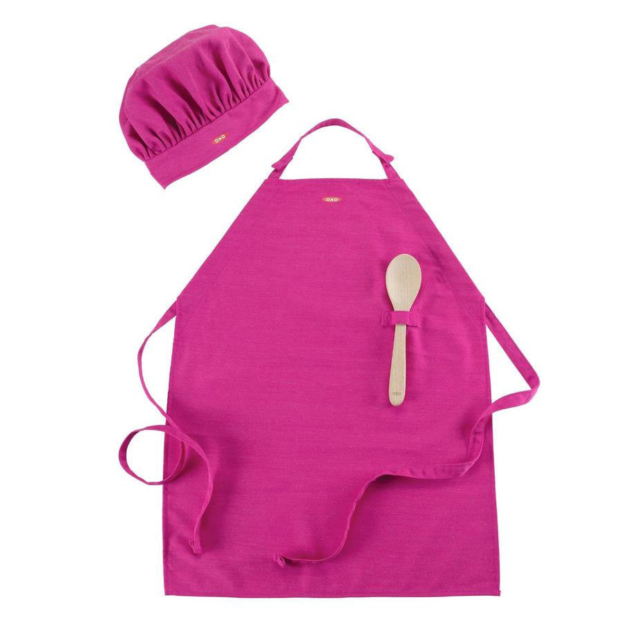 Apron, Chef's Hat and Wooden Spoon - click to enlarge Apron, Chef's Hat and Wooden Spoon