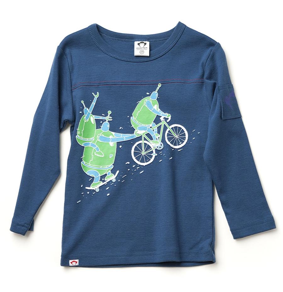 Bicycles LS Tee (Marine)