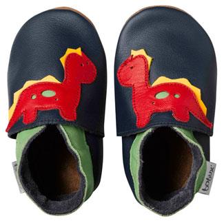 Soft Sole Shoe (Navy Dino) - click to enlarge Soft Sole Shoe (Navy Dino)