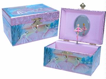Iridescent Ballerina Jewelry Box