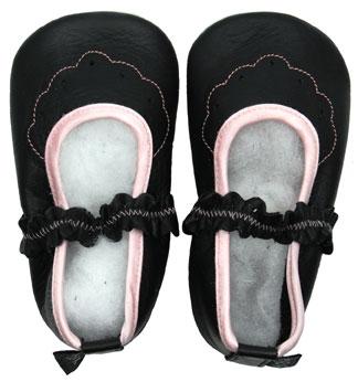 Soft Sole Shoe (Black Mary Jane) - click to enlarge Soft Sole Shoe (Black Mary Jane)