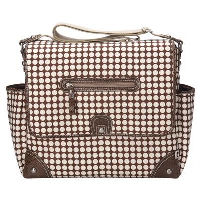 Messenger Diaper Bag/Dot-Snakeskin - click to enlarge Messenger Diaper Bag/Dot-Snakeskin