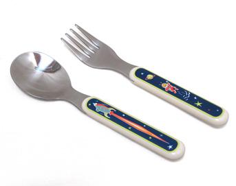 Silverware Set (Outerspace) - click to enlarge Silverware Set (Outerspace)