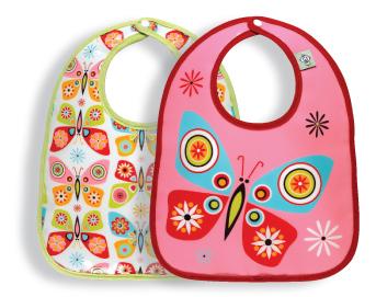 Mini Bib Gift Set (Flutterby) - click to enlarge Mini Bib Gift Set (Flutterby)