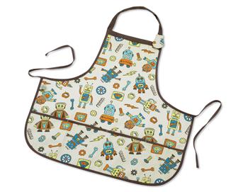 Kiddie Apron (Retro Robot)