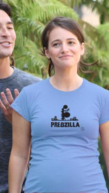 Pregzilla-Short Sleeve Materity Tee - click to enlarge Pregzilla-Short Sleeve Materity Tee