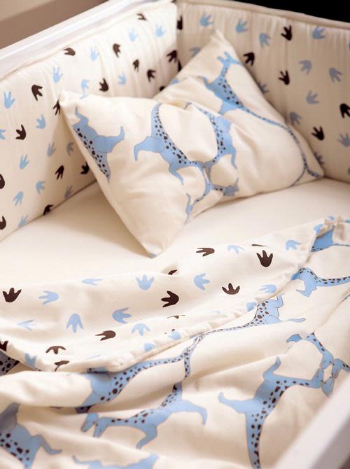 Organic Dino Crib Set