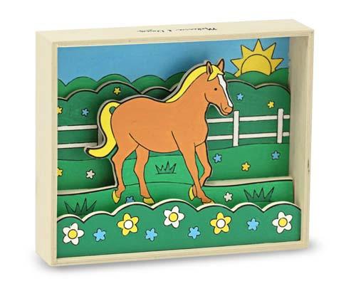 Horse - Paint by Numbers - click to enlarge Horse - Paint by Numbers