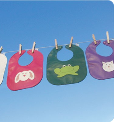Leather Reversible Bib