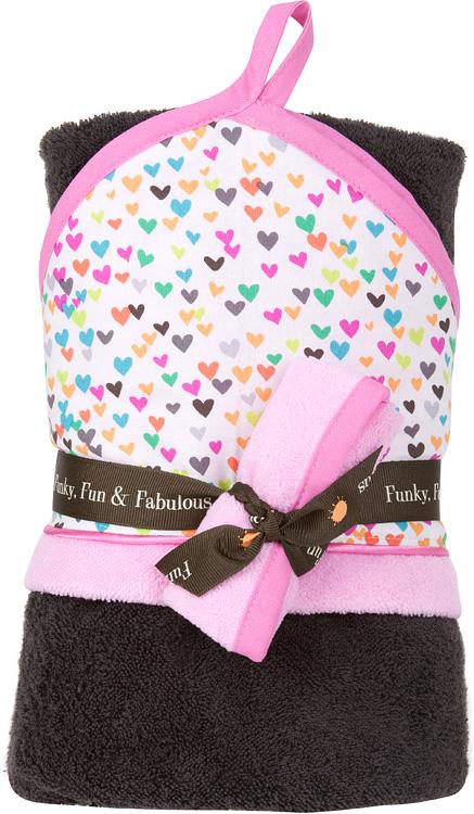 Hooded Towel/Washcloth Set (Sweethearts) - click to enlarge Hooded Towel/Washcloth Set (Sweethearts)