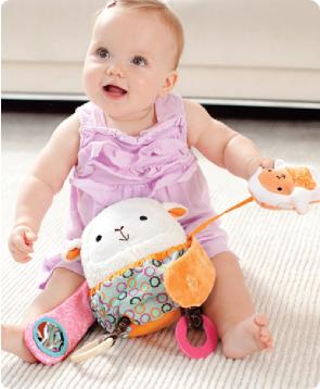 Hug and Hide Activity Toy (Lamb)