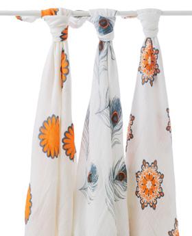 Bamboo Swaddles/Mela-3 Pack - click to enlarge Bamboo Swaddles/Mela-3 Pack