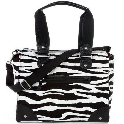 Tote Diaper Bag/Black Zebra - click to enlarge Tote Diaper Bag/Black Zebra