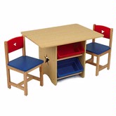 KidKraft Star Table with Primary Bins