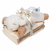 Cloud b Satin Trim Spill Cloth Set with Sheep