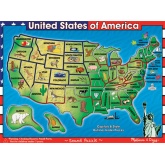 Melissa and Doug USA Map Sound Puzzle